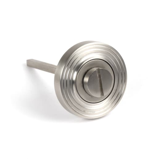 From The Anvil Satin Marine SS (316) Round Thumbturn Set (Beehive)