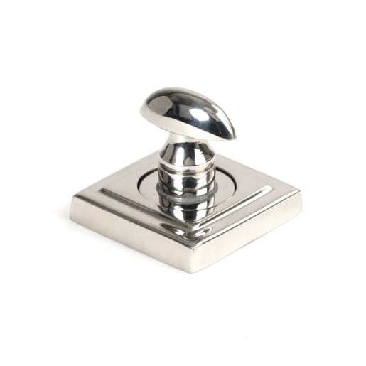 From The Anvil Polished Marine SS (316) Round Thumbturn Set (Square)
