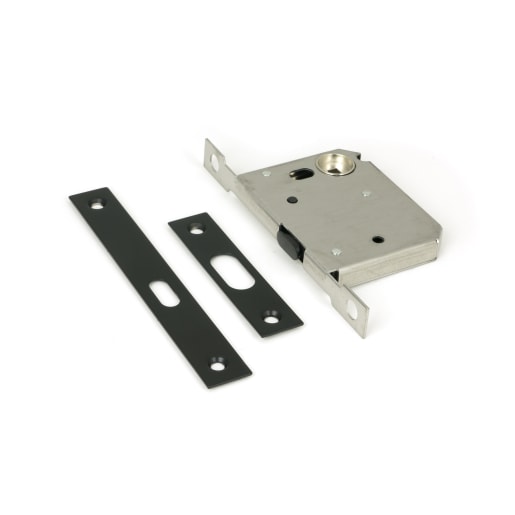 From The Anvil Matt Black 50mm Sliding Door Lock