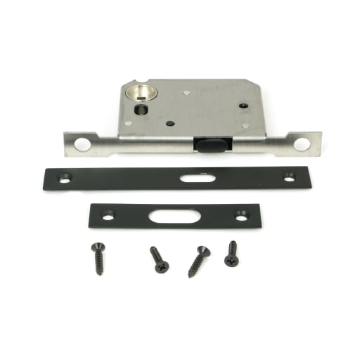 From The Anvil Matt Black 50mm Sliding Door Lock
