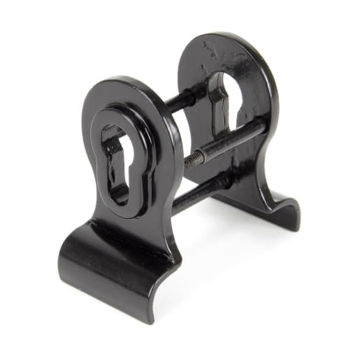From The Anvil Black 50mm Euro Door Pull (Back to Back fixings)