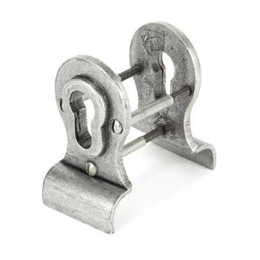 From The Anvil Pewter 50mm Euro Door Pull (Back to Back fixings)