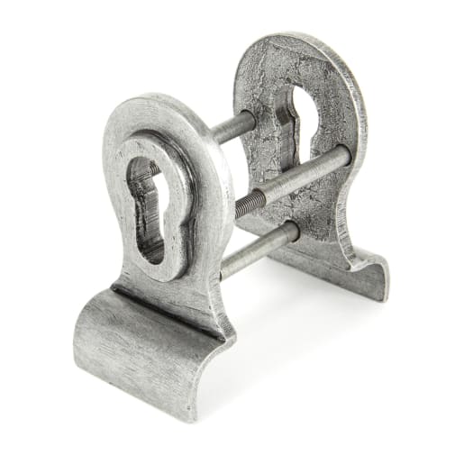 From The Anvil Pewter 50mm Euro Door Pull (Back to Back fixings)