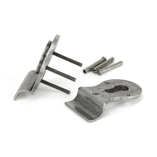 From The Anvil Pewter 50mm Euro Door Pull (Back to Back fixings)