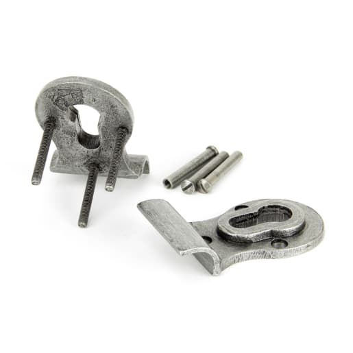 From The Anvil Pewter 50mm Euro Door Pull (Back to Back fixings)