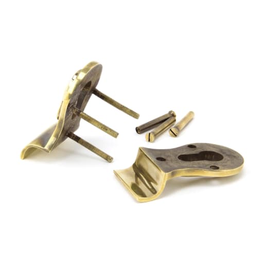 From The Anvil Aged Brass 50mm Euro Door Pull (Back to Back fixings)