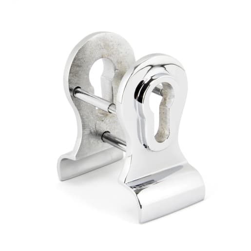 From The Anvil Polished Chrome 50mm Euro Door Pull (Back to Back fixings)