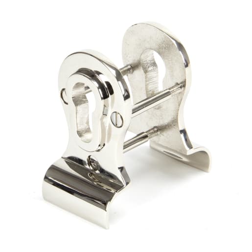 From The Anvil Polished Nickel 50mm Euro Door Pull (Back to Back fixings)
