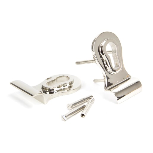 From The Anvil Polished Nickel 50mm Euro Door Pull (Back to Back fixings)