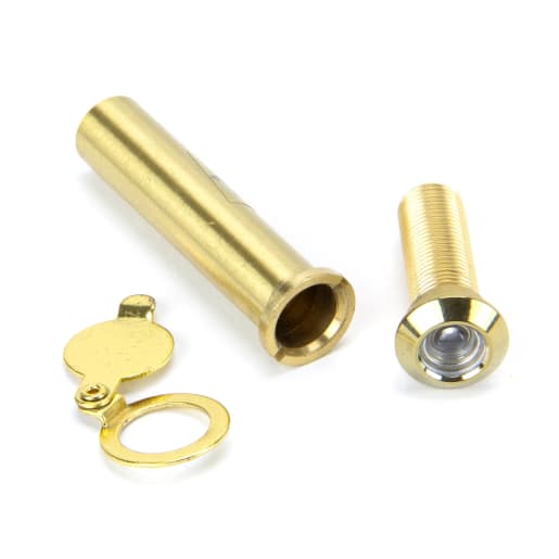 From The Anvil Lacquered Brass Door Viewer 180° (55-75mm Door)