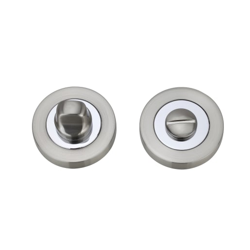 Fortessa Thumbturn and Release Satin Nickel / Polished Chrome