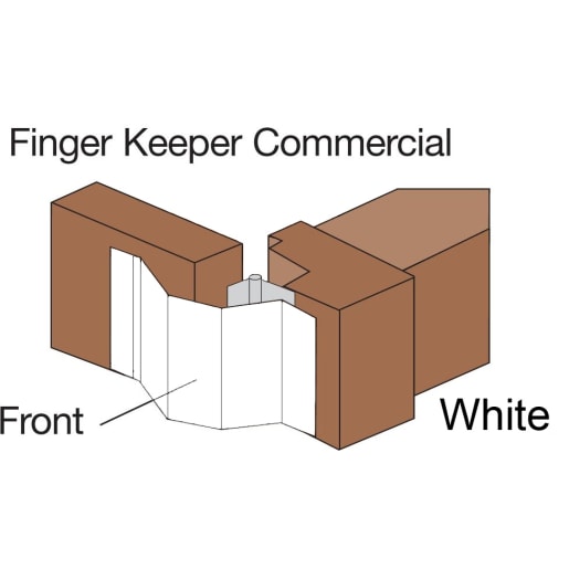 Astro FingerKeeper Front Finger Protection Door Guard 1960mm White