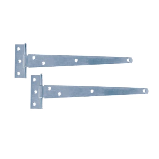 No. 121 Medium Tee Hinge 250mm Zinc Plated (Pair)
