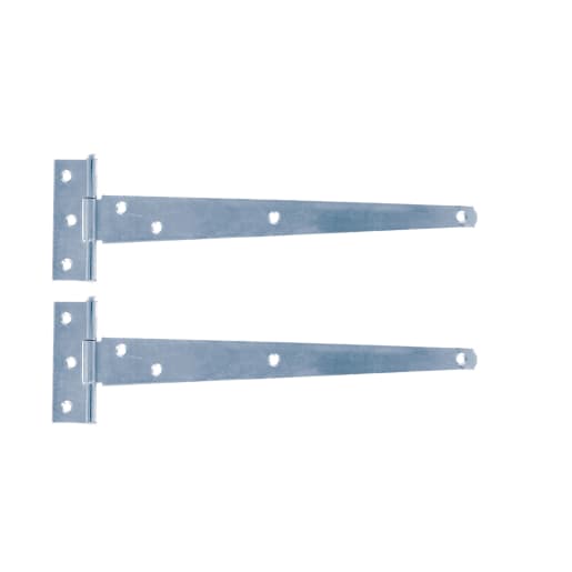No. 121 Medium Tee Hinge 250mm Zinc Plated (Pair)