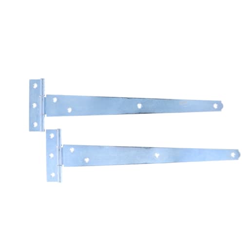 No. 121 Medium Tee Hinge 300mm Zinc Plated (Pair)