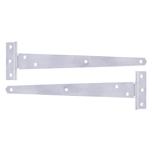 No. 121 Medium Tee Hinge 300mm Zinc Plated (Pair)