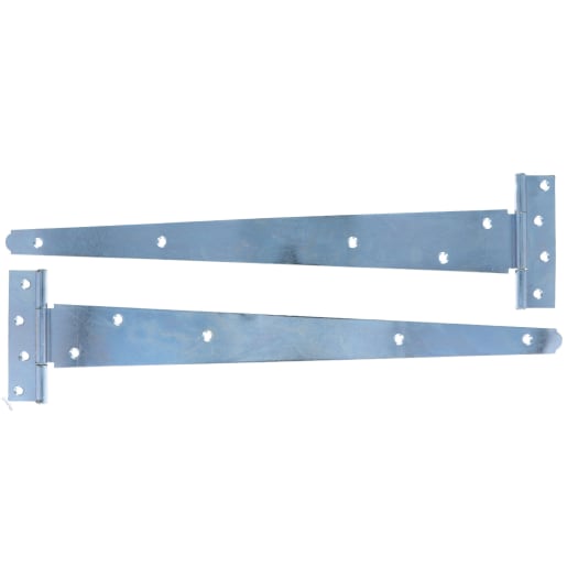 No. 121 Medium Tee Hinge 450mm Zinc Plated (Pair)