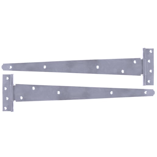 No. 121 Medium Tee Hinge 450mm Zinc Plated (Pair)