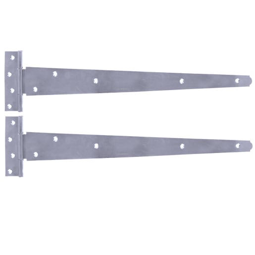 No. 121 Medium Tee Hinge 450mm Zinc Plated (Pair)