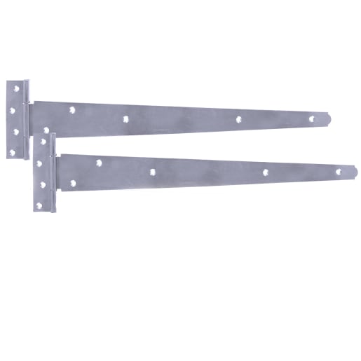 No. 121 Medium Tee Hinge 450mm Zinc Plated (Pair)