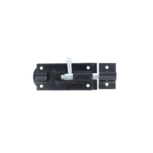 No. 923A Tower Bolt Straight 75mm Black