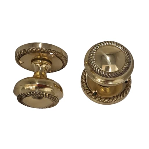 Tiger Georgian Mortice Door Knob Set Antique Bronze