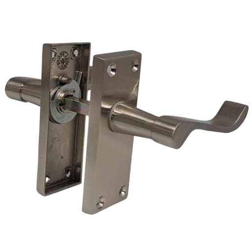 Tiger Scroll Latch Handle Pack Includes Screws Satin Nickel