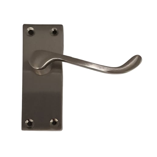 Tiger Scroll Latch Handle Pack Includes Screws Satin Nickel