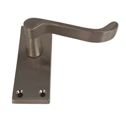 Tiger Scroll Latch Handle Pack Includes Screws Satin Nickel