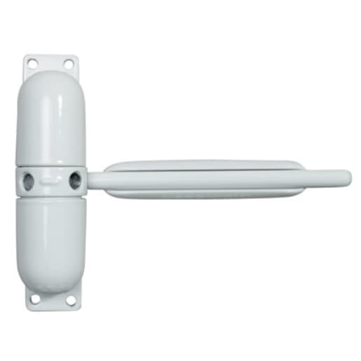 Gibraltar Spring Surface Mounted Domestic Door Closer White