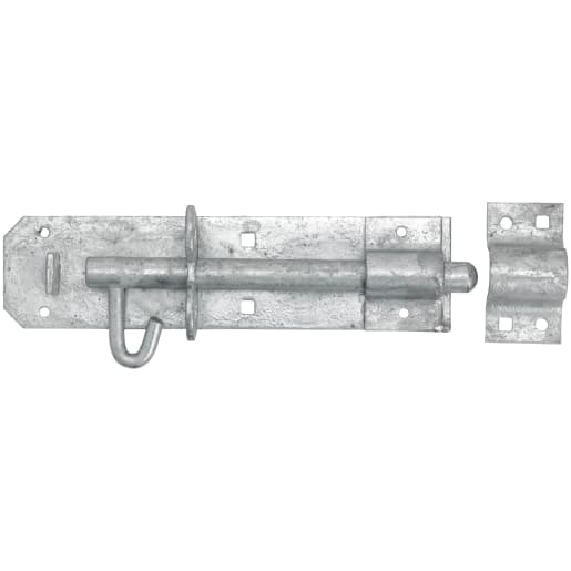 A Perry No.1A Heavy Brenton Padlock Bolt 250mm Zinc Plated