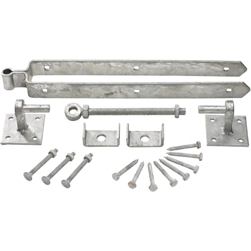 A Perry No.167/153 Adjustable Bottom Fieldgate Hinges Set 600mm