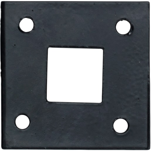 A Perry No.584 Receiver Plate for Square Bolt 16mm Black