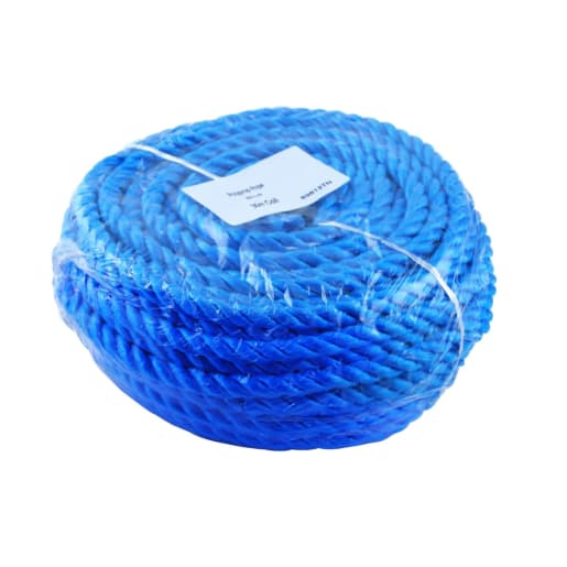 A Perry No.834 Polypropylene Rope 30m x 10mm Blue