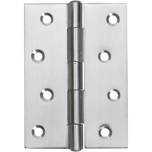 A Perry No.1838 Light Butt Hinge 100mm Satin Stainless Steel