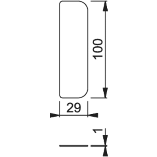 ARRONE Hinge Intumescent Pack to Suit 102 x 76mm Hinges AR/INT-8180/8580  AR/INT-8180/8580 