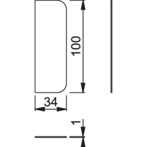 ARRONE  Intumescent Hinge Pack to Suit 102 x 89mm Hinges AR/INT-8680/8380/8780 