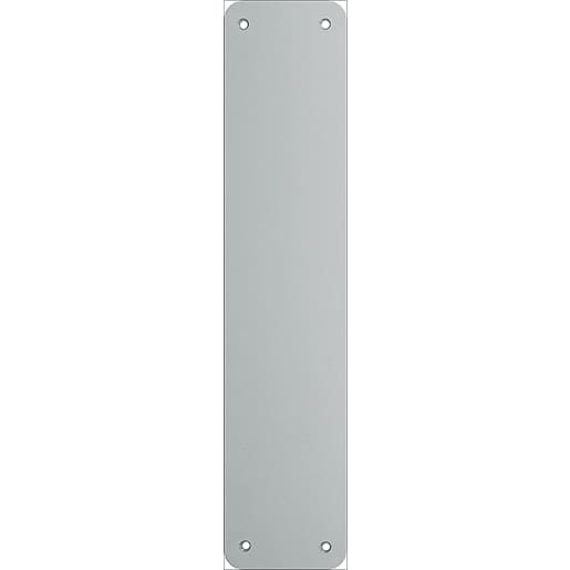 ARRONE Finger Plate, Grade 304 Stainless Steel with Radius corners 350 mm x 75 mm
