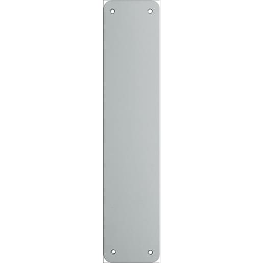 ARRONE Finger Plate, Grade 304 Stainless Steel with Radius corners 350 mm x 75 mm