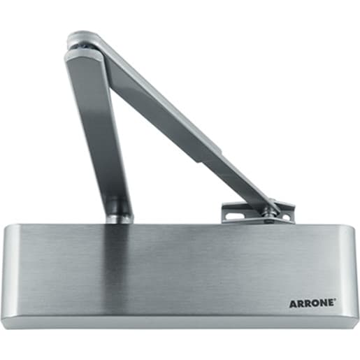 ARRONE Fire Door Closer - Silver Arm/Cover AR5500-L-SSS/SSS