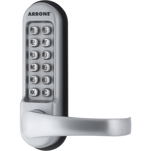 ARRONE 87138556 Mechanical Push Button Lock Matt Chrome AR525-MC