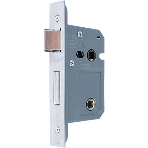 Arrone Mortice Bathroom Lock 63mm AR8023-63-5/8-SC