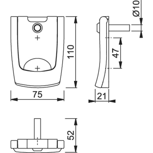ARRONE Traditional Door Knocker with Door Viewer AR725-PCH 