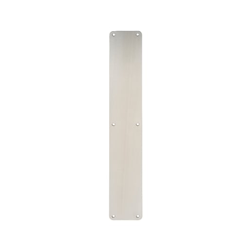 Eurospec Finger Plate Plain 500 x 75mm Satin Stainless Steel