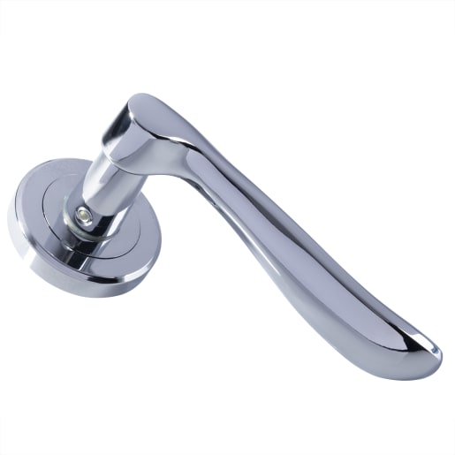 Serozzetta Verdun Lever On Rose Polished Chrome