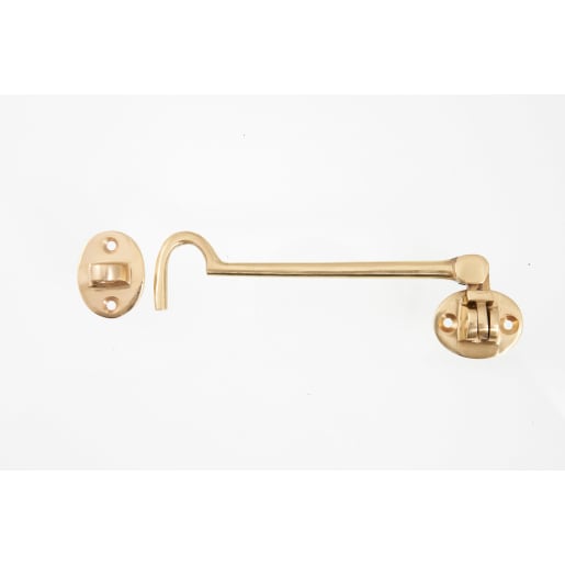 Frisco Cabin Hook 152mm Polished Brass