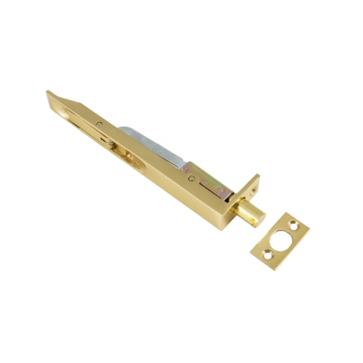 Eclipse Lever Action Flush Bolt 152 x 19mm Polished Brass