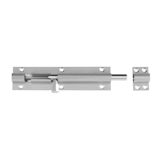 Eclipse Heavy Duty Straight Barrel Bolt 152 x 38mm Satin Chrome