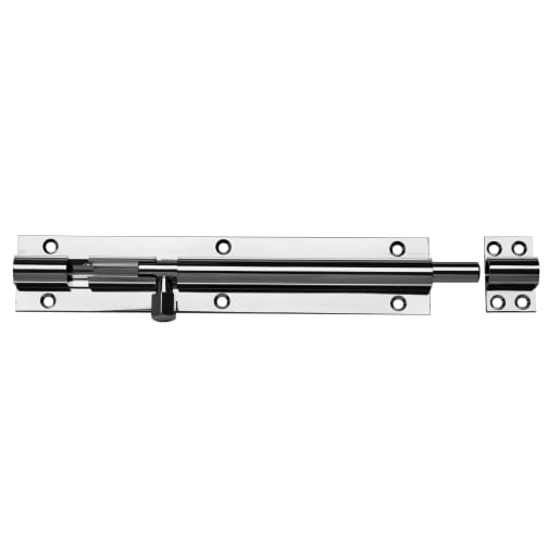 Eclipse Straight Barrel Bolt 203 x 38mm Polished Chrome Plated