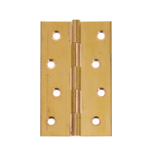 Frisco Solid Drawn Brass Hinge 102 x 61mm